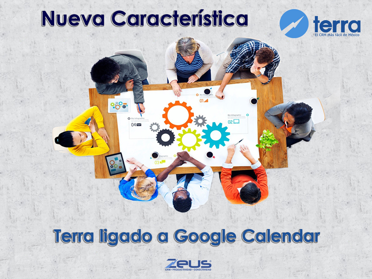 Terra ligado a Google Calendar