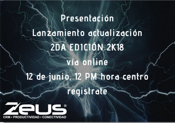 Lanzamiento 2da Edición Zeus Terra 2018